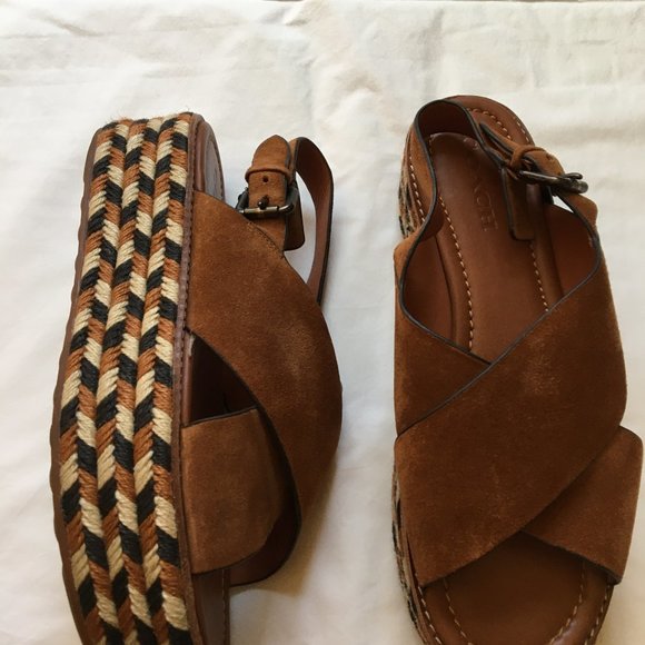 Coach sandals platforms/wedges size 11 - Picture 7 of 15